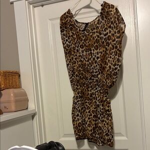 Leopard Print Women's Dress